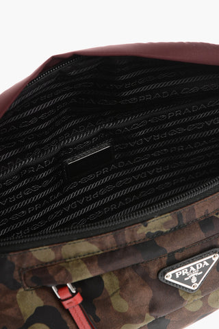 Contrast Details Camouflage Bum Bag