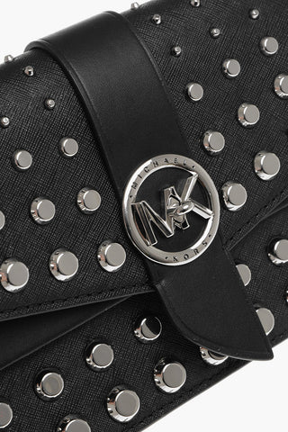 Leather Studded Crossbody Bag