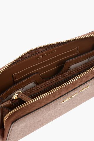 Portafoglio in Pelle con Chiusura Zip