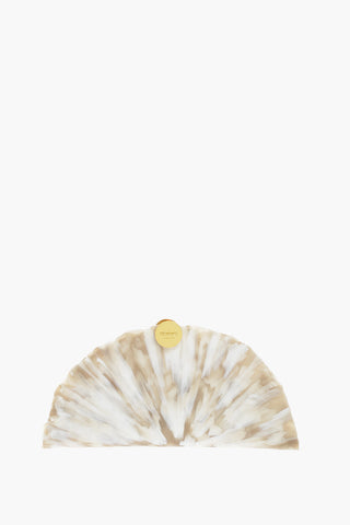 Shell Effect Abstract Pattern CREPUSCULE Clutch