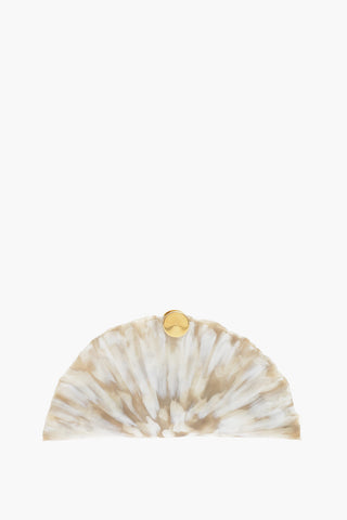 Shell Effect Abstract Pattern CREPUSCULE Clutch