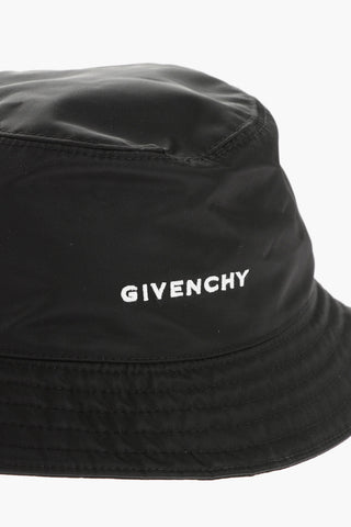 Solid Color Bucket Hat with Embroidered Logo