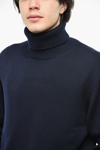 Maglia a Collo Alto In Lana 