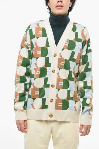 Cardigan in Lana Merino con Scollo a V