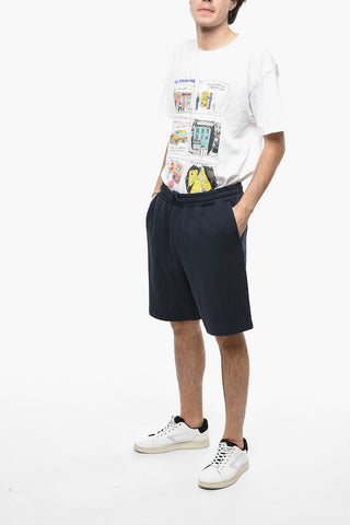 3 Pocket Sweatshorts with Embroidered Logo