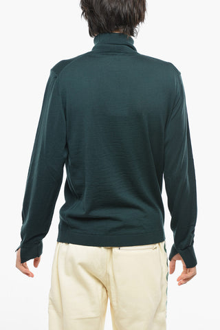 Virgin Wool Ribbed AAMINTORE Turtleneck Sweater