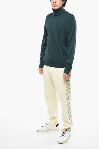 Virgin Wool Ribbed AAMINTORE Turtleneck Sweater