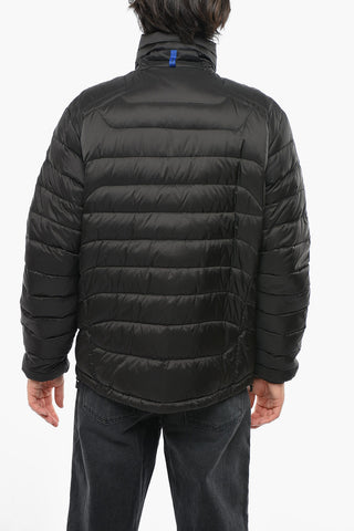 Bomber a Collo Alto con Stampa Logo