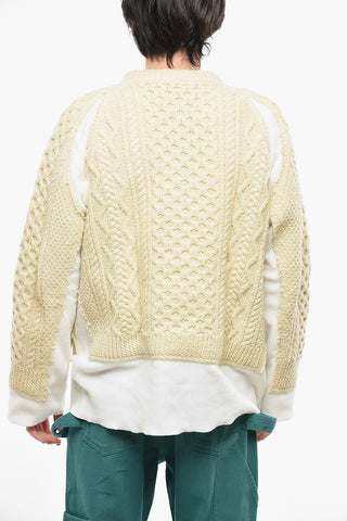 Maglia a Trecce in Lana