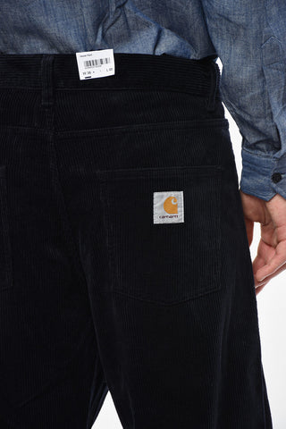 Pantaloni Casual in Velour a Coste 