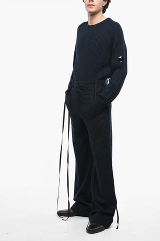 Wool Loose Fit Pants