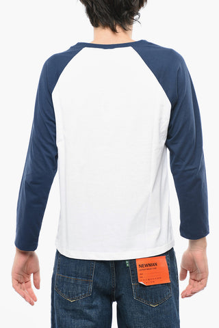 Long Sleeve Two-Tone T-Shirt