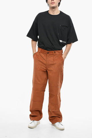 Belt Loops Corduroy HIGGINSON Straight Pants