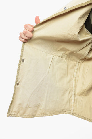 Logoed-Buttons Cotton Stretch S-DOVES Overshirt