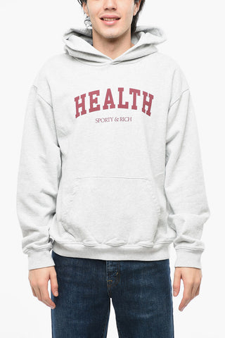 Patch Pocket fleeced-Cotton Hoodie