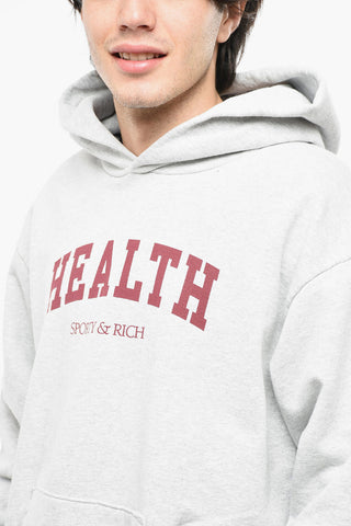 Patch Pocket fleeced-Cotton Hoodie