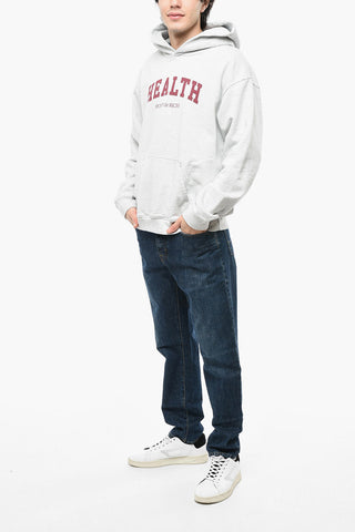 Patch Pocket fleeced-Cotton Hoodie