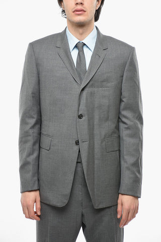 Abito Monopetto in Twill di Lana