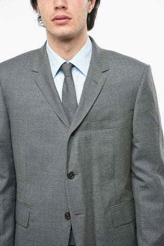 Abito Monopetto in Twill di Lana