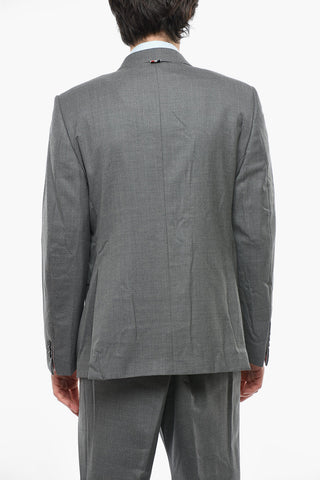 Abito Monopetto in Twill di Lana