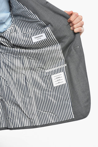 Abito Monopetto in Twill di Lana