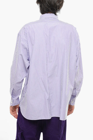 Camicia a Righe Awning con Collo Italiano