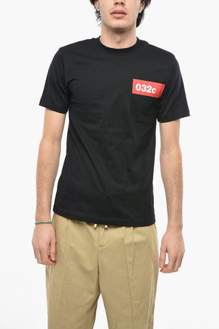 T-shirt Girocollo in Cotone a Tinta Unita