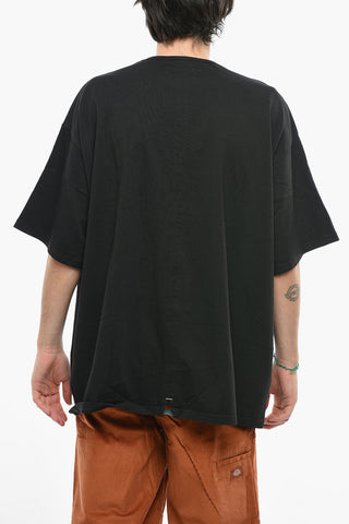 FACETASM T-Shirt Girocollo in Cotone con Taschino
