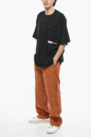 FACETASM T-Shirt Girocollo in Cotone con Taschino