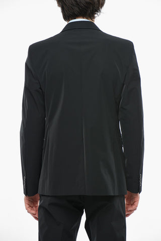 Lined Nylon Suit with Flap Pockets