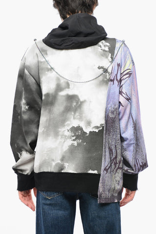 BLACK LUX Acid Wash Effect Hoodie