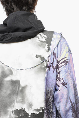 BLACK LUX Acid Wash Effect Hoodie
