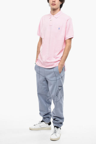 Side Slits Cotton Polo Shirt
