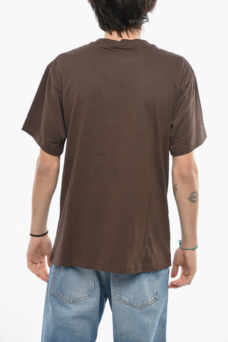 Cotton Crew-Neck T-shirt With Print