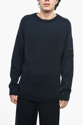 Ribbed Crew-Neck Sweater