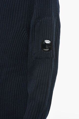 Ribbed Crew-Neck Sweater