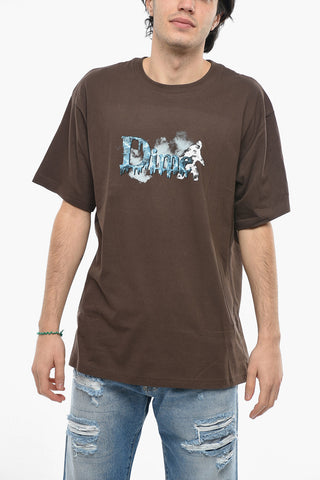Cotton Crew-Neck T-shirt With Print