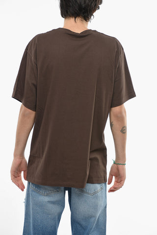 Cotton Crew-Neck T-shirt With Print