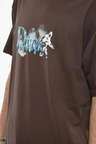 Cotton Crew-Neck T-shirt With Print