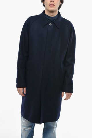 Shirt Collar Virgin Wool Coat