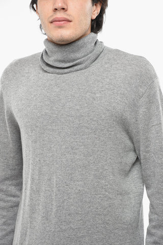 Maglia a Collo Alto in Misto Lana
