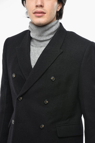 LARRY Double-breasted Wool Cloth Blazer