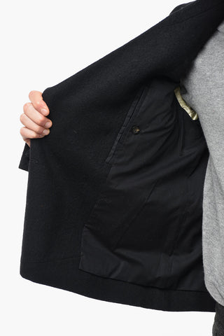 LARRY Double-breasted Wool Cloth Blazer