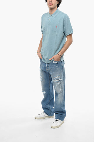 Hopsack Cotton Custom Fit Polo