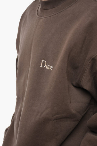 Logoed Fleece Cotton Crew-neck Sweatshirt