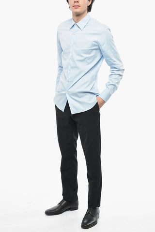 Standard Collar Popeline Cotton Shirt
