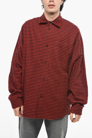 UNISEX Padded Reversible Shirt with Check Pattern