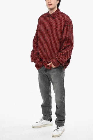 UNISEX Padded Reversible Shirt with Check Pattern