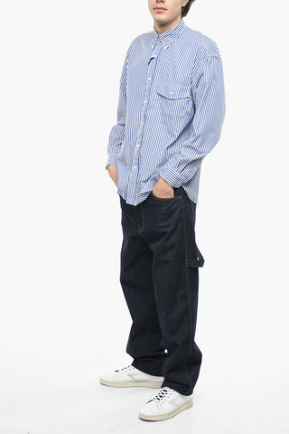 Button Down Multicolor Shirt with Breast Pocket