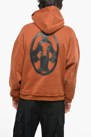 Patch Pocket Fleeced Cotton Hoodie
